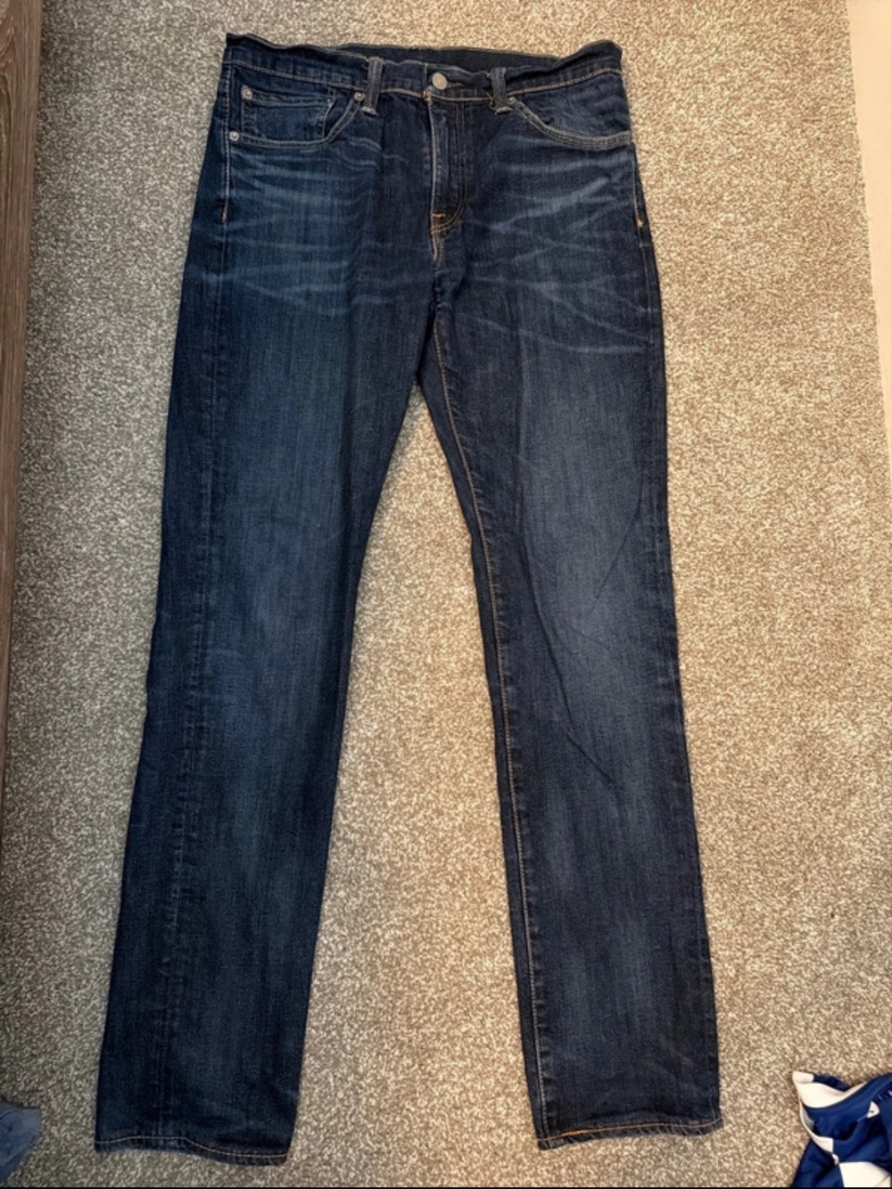 Levi's Men's Slim Straight Dark Blue Jeans
